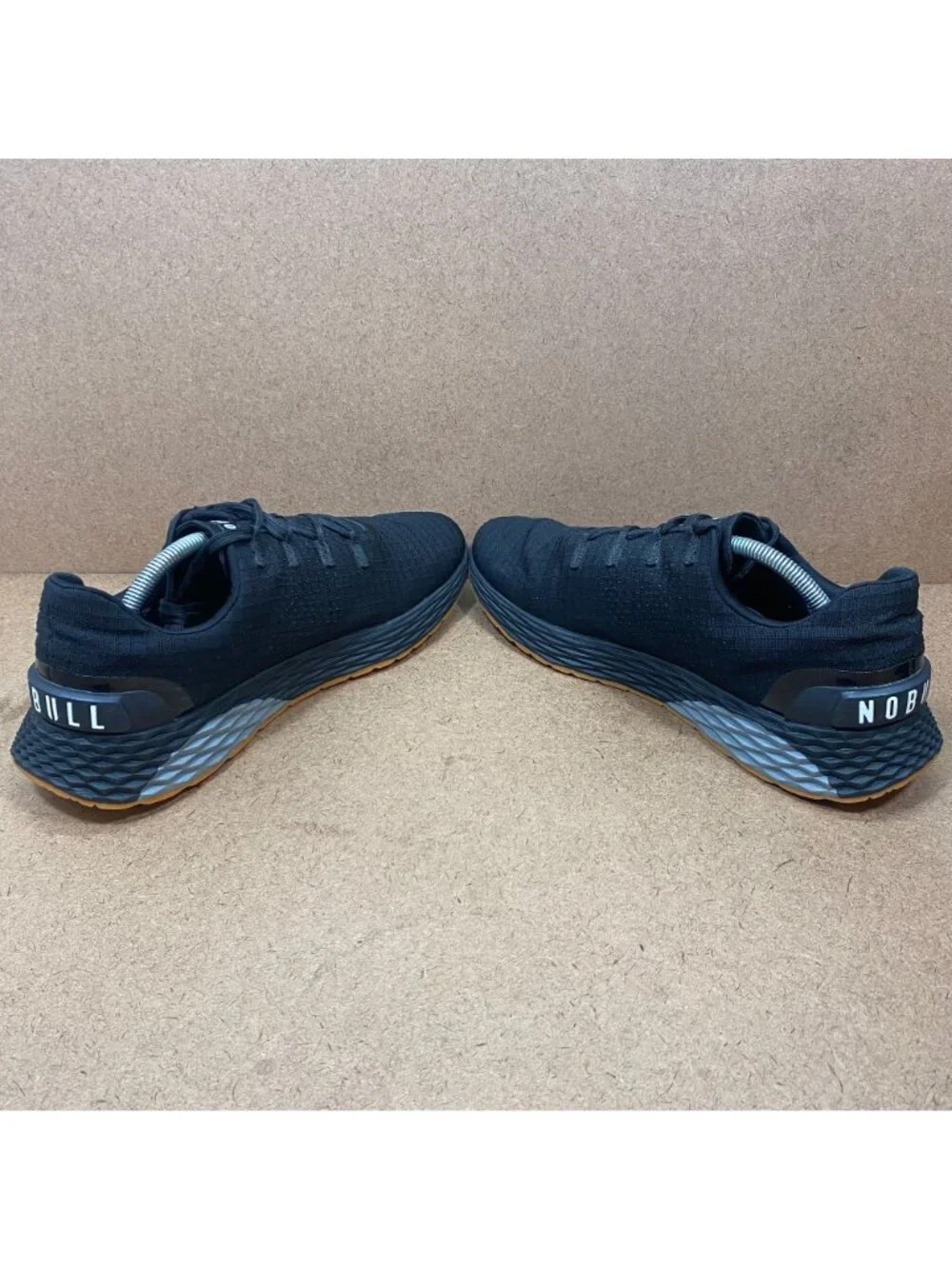 Nobull Mens Allday 365 Black Ripstop Trainers Size 11 Lightweight Shoes Gum Sole